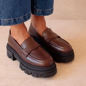 Alohas Trailblazer Brown Leather Loafers